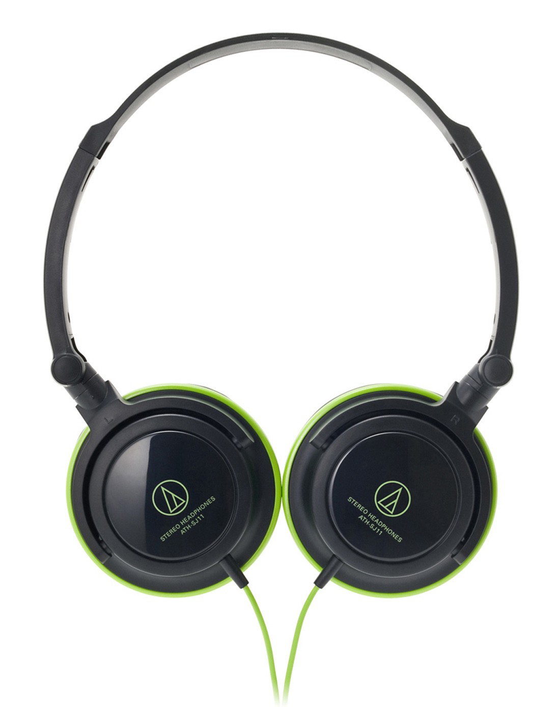 铁三角时尚折叠便携耳机黑色