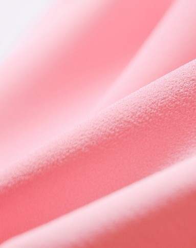 女款玫粉色无袖雪纺衫