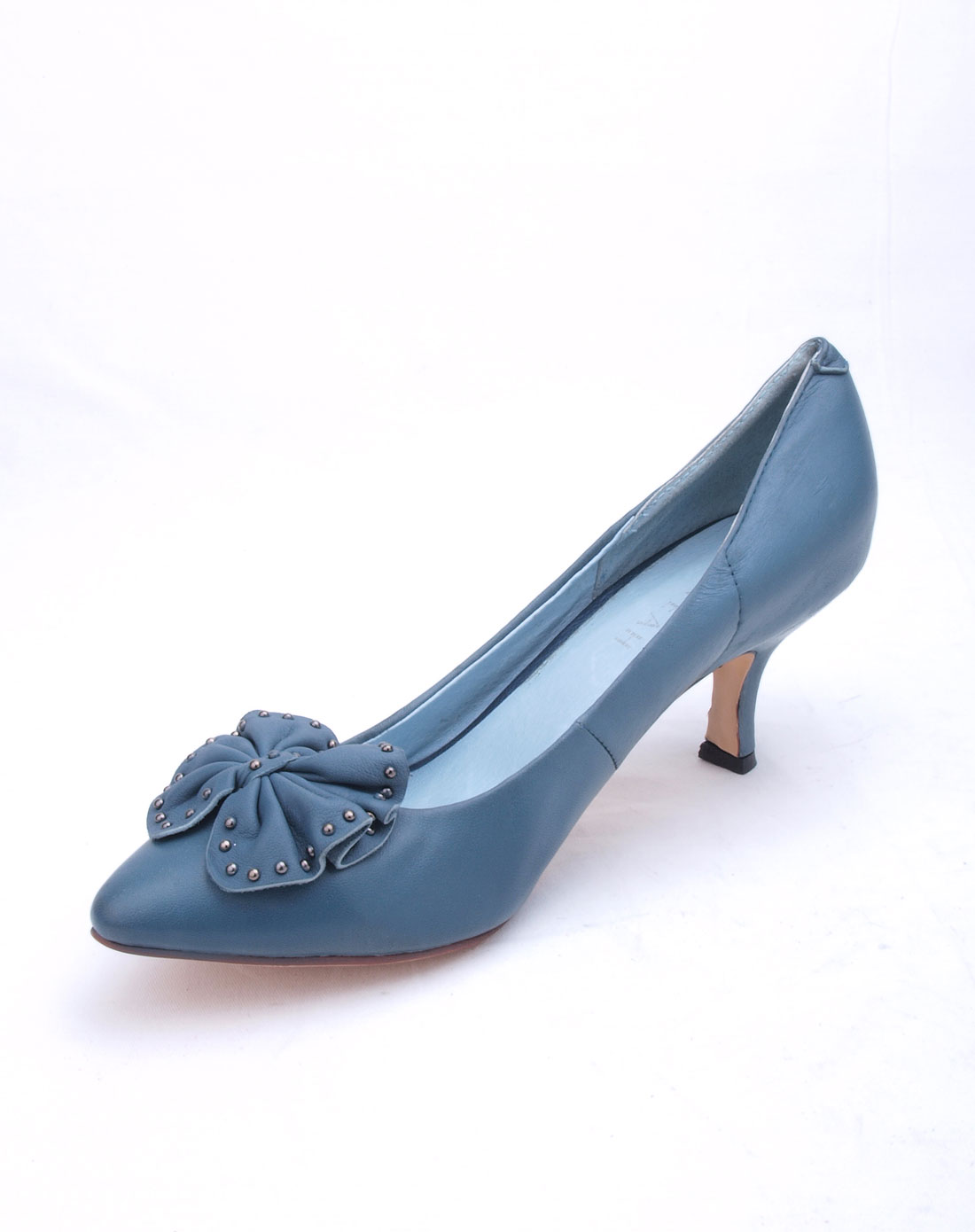 女款蓝色正装单鞋-唯品会