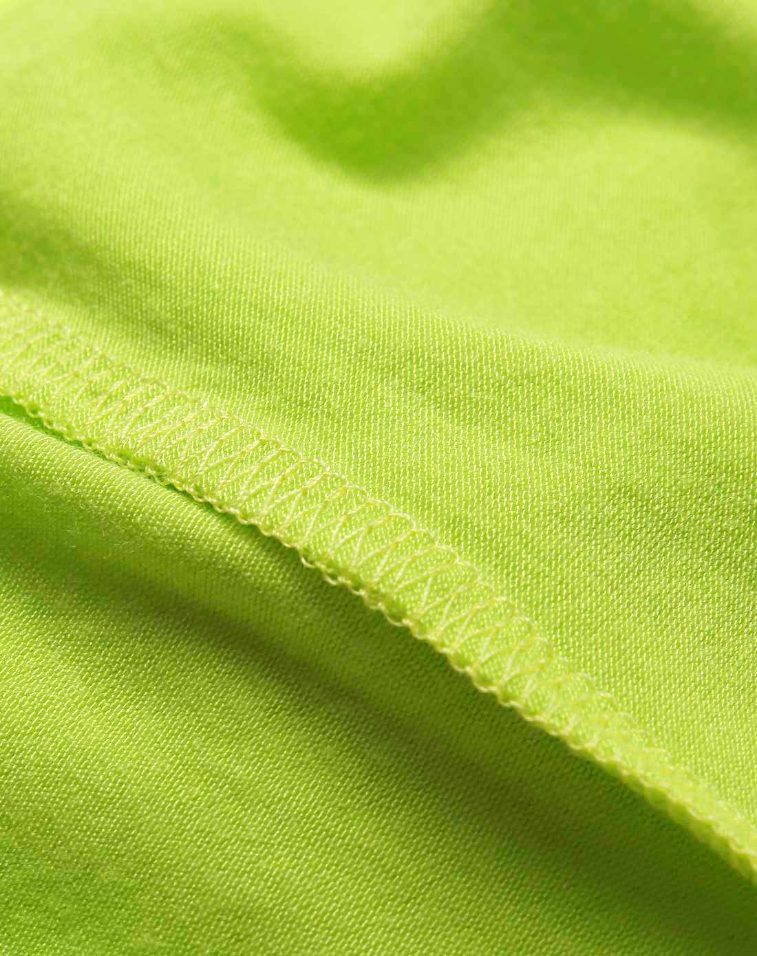 女童荧光绿色针织打底裤