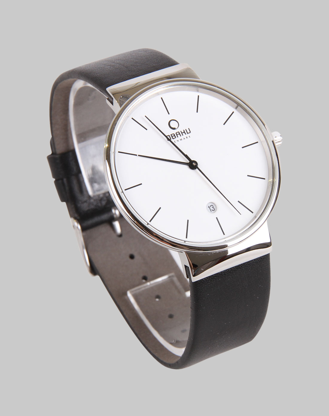 丹麦obaku欧柏宝超薄v153gcirb男士新款设计商务石英表