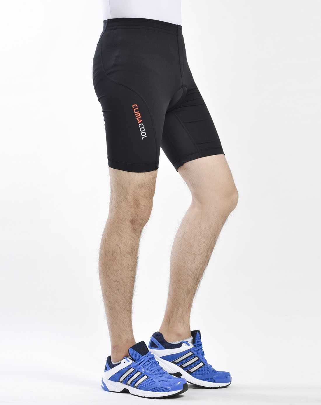 阿迪达斯 男款黑色紧身短裤 训练系列