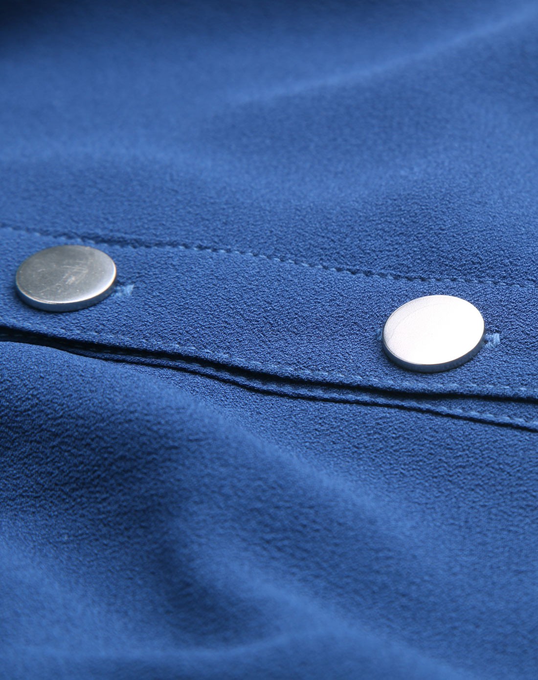 藏青蓝色淑女时尚无袖连衣裙