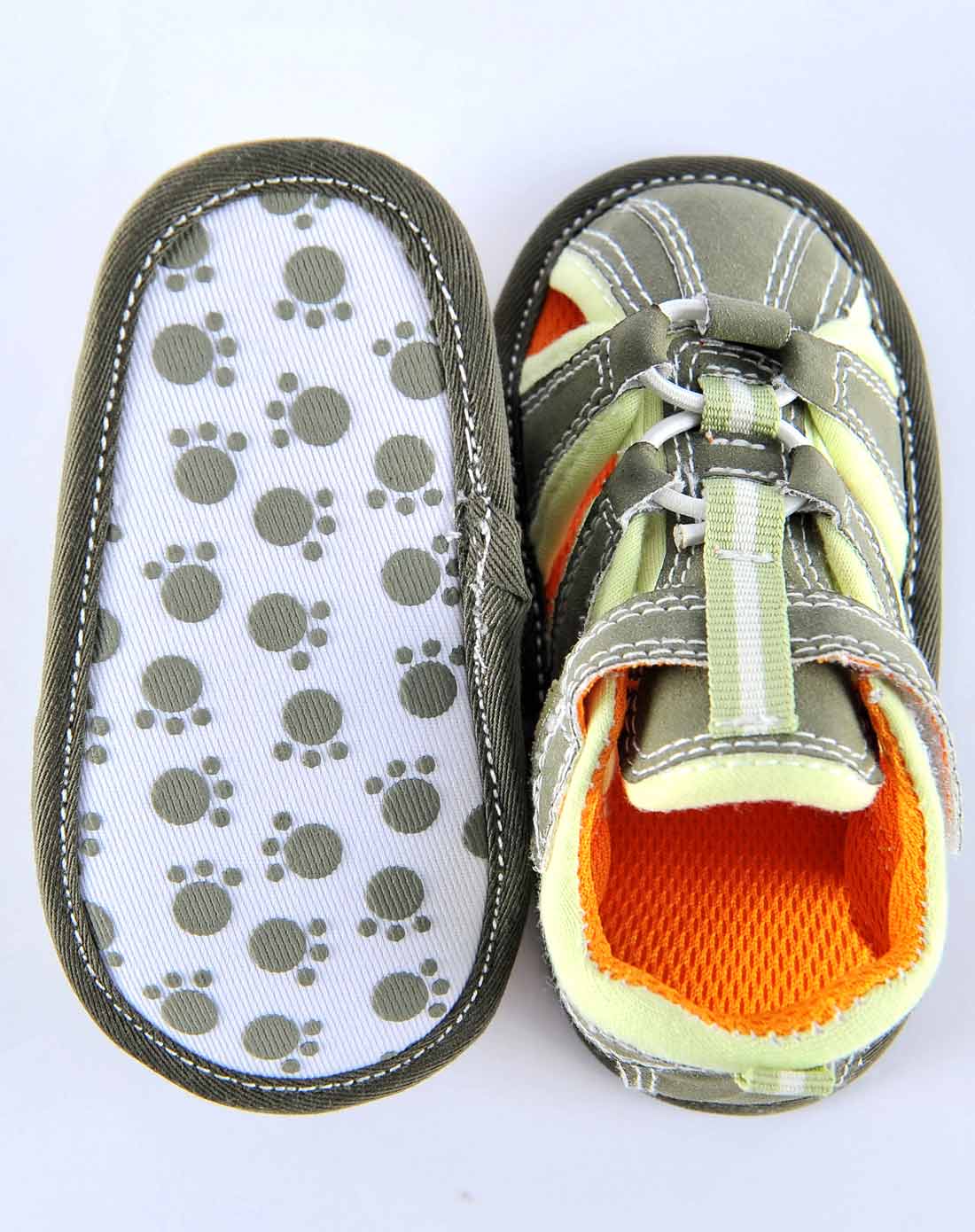 卡其绒布护脚鞋