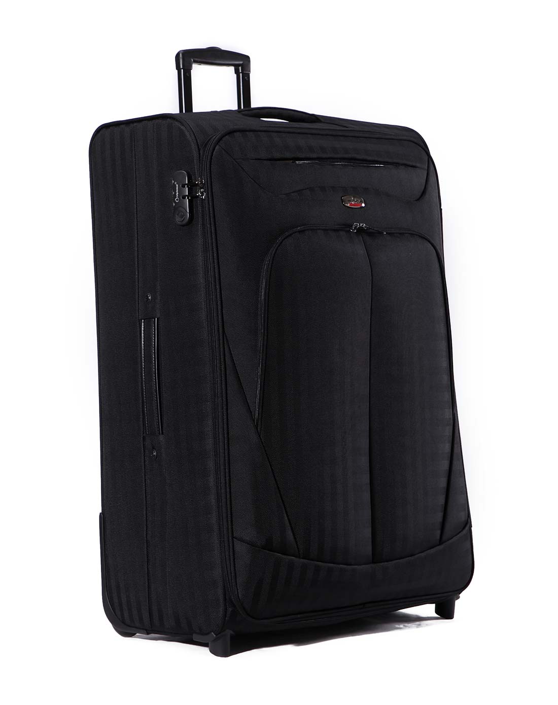 黑色涤纶材质30英寸拉杆箱