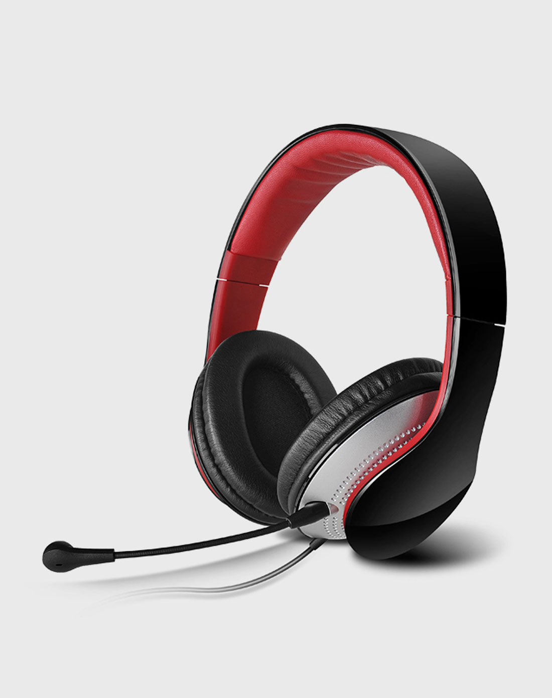 漫步者线控游戏发烧立体声头戴式耳机(时尚白色)