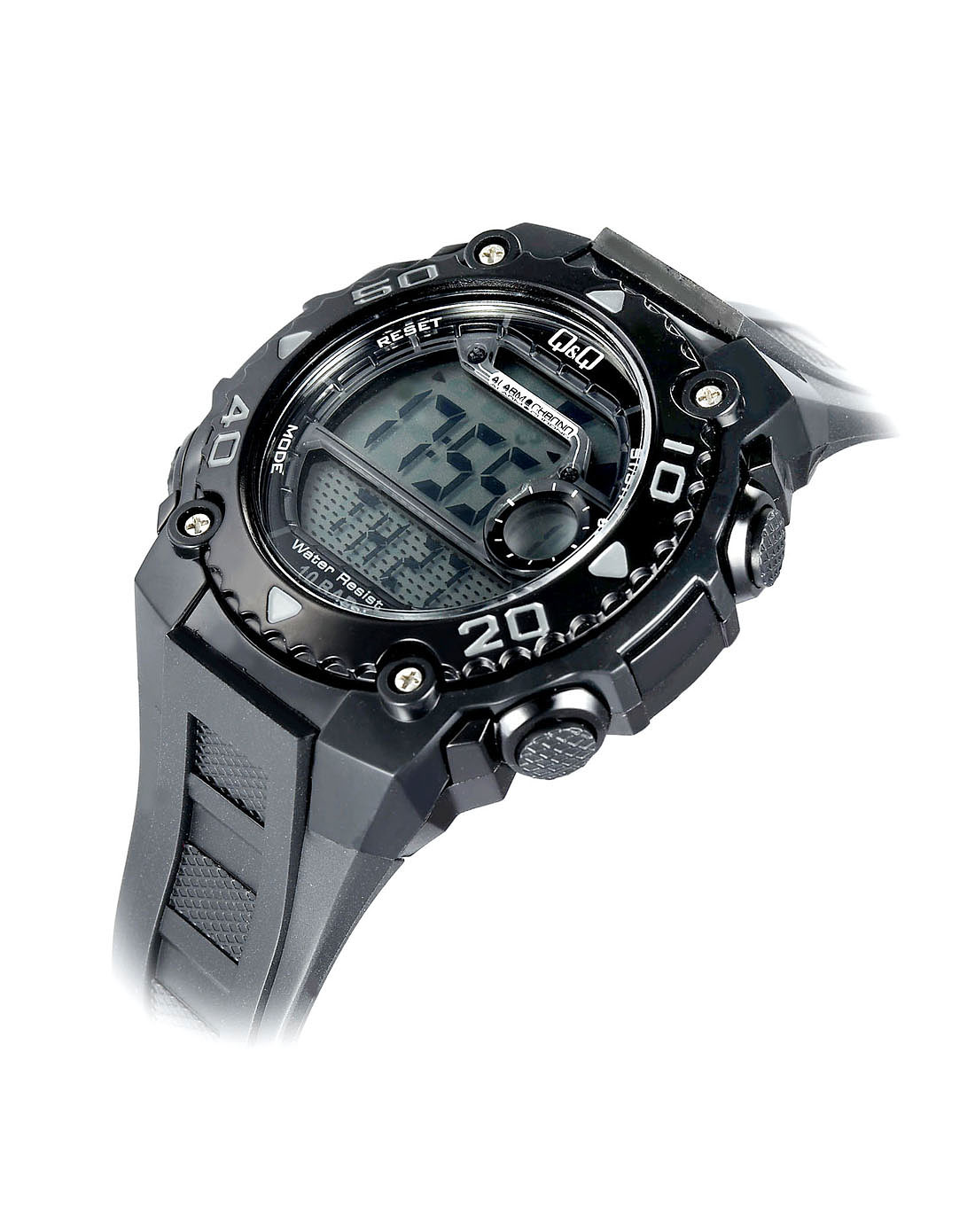 男款灰/黑色个性休闲数显电子手表