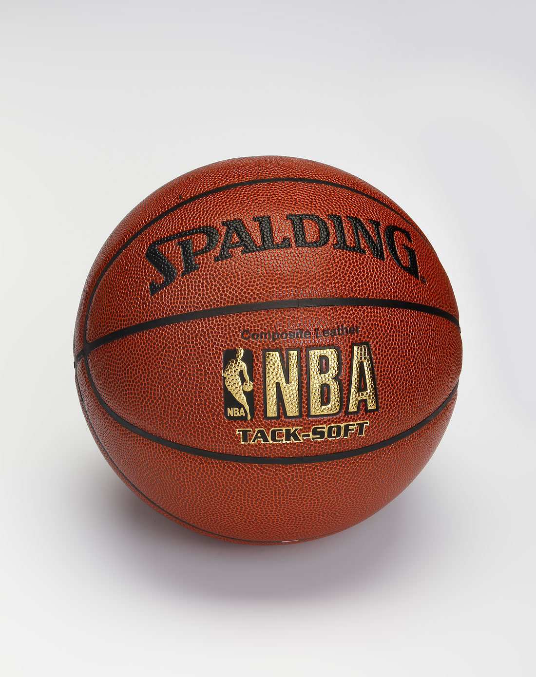 斯伯丁 红棕色7号nba超软室内篮球