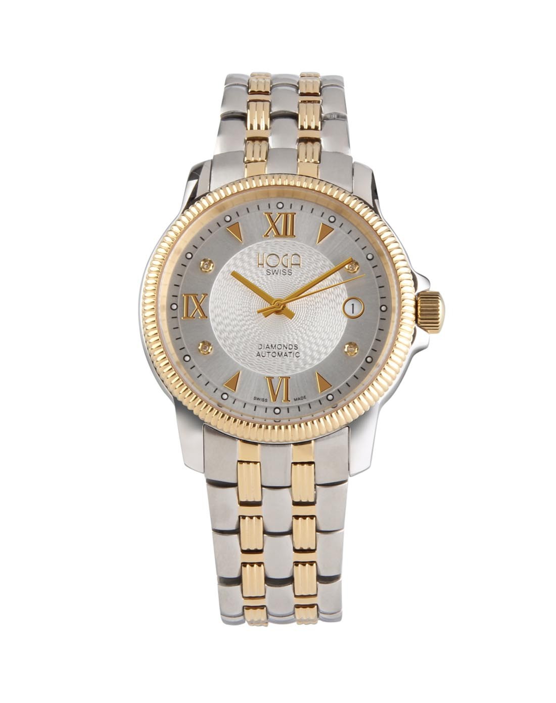 hoga皇室古典真钻机械男表