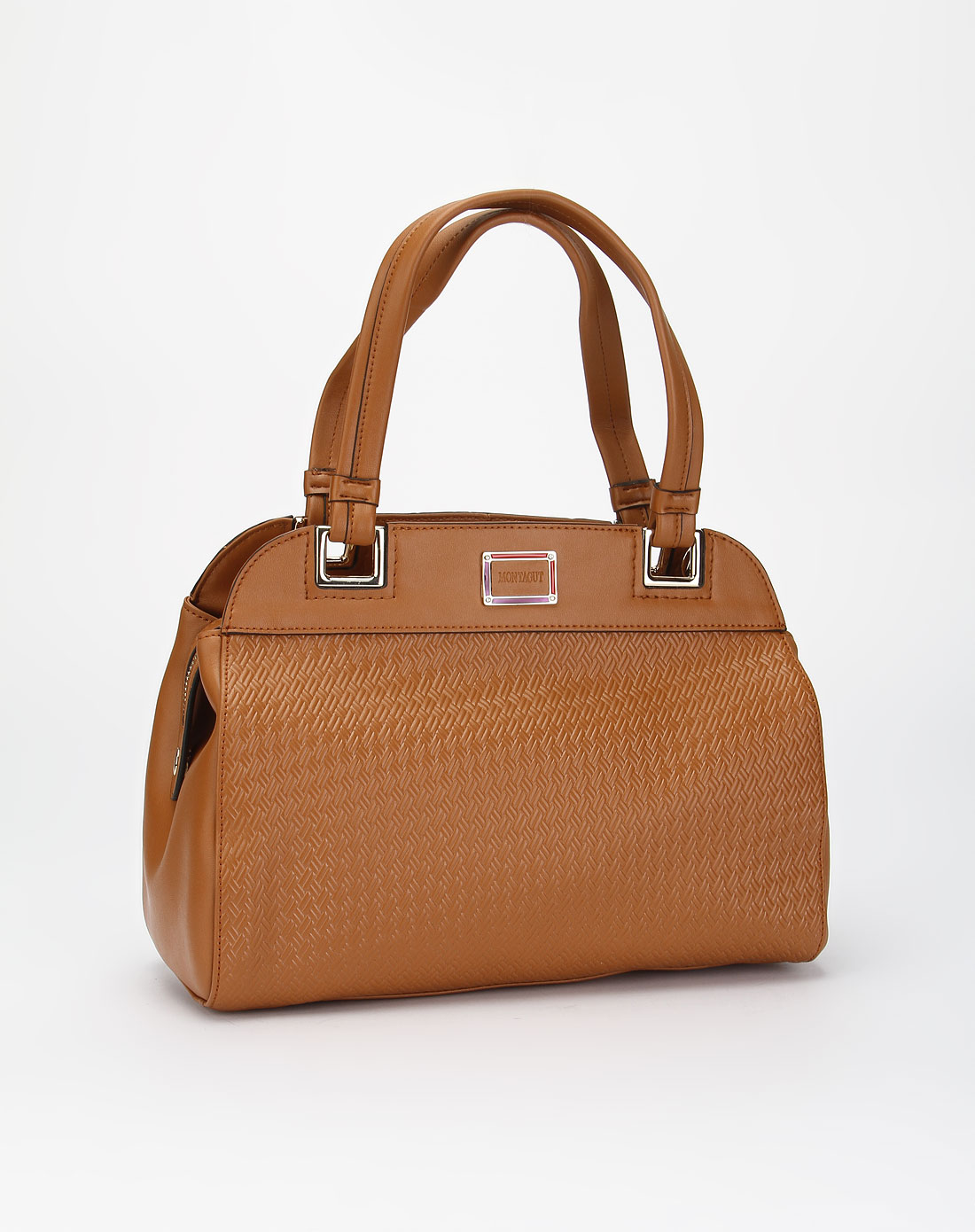 新款女款土黄色简约手拎包