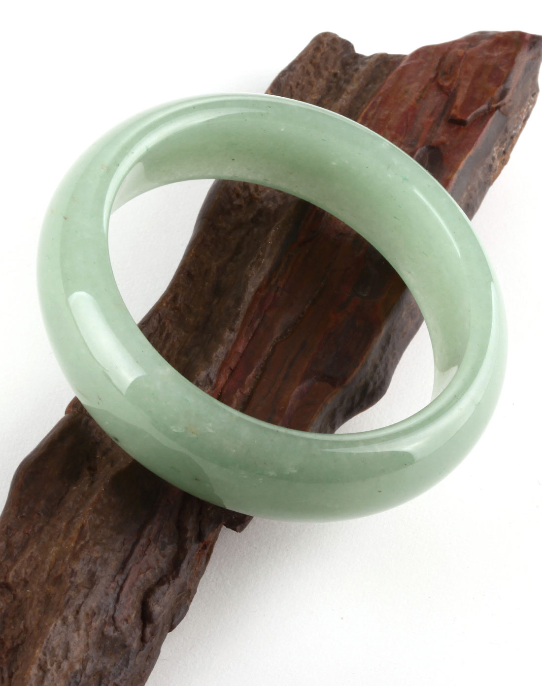 女款碳酸盐质玉手镯(小号)(附证书)