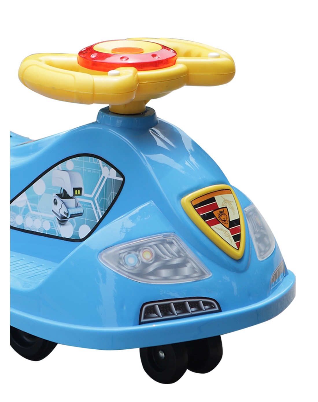 丽宝健宝宝夏日出行必备雷速健身车(蓝色)