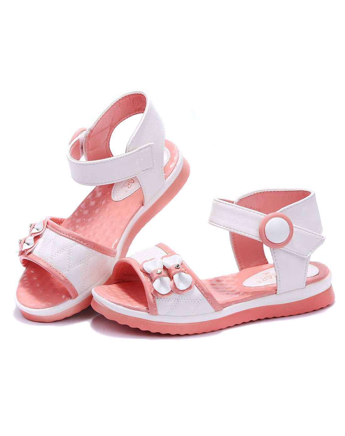 女童粉红色儿童凉鞋