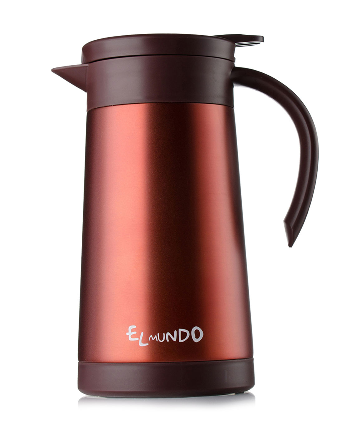 红色高真空不锈钢保温咖啡壶 1200ml