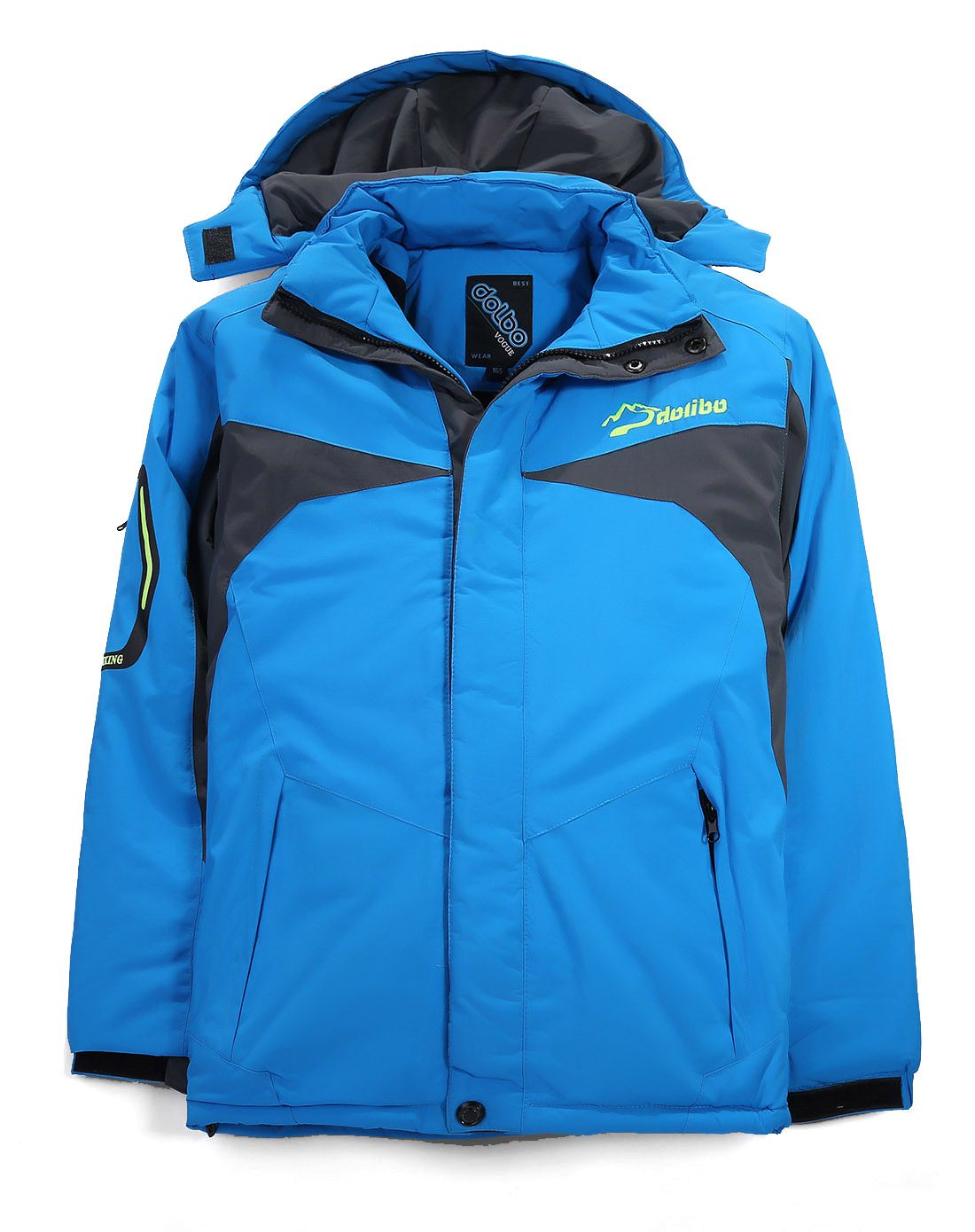 男童彩蓝色时尚冲锋衣