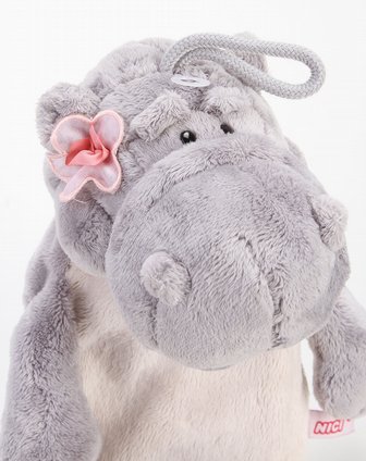 nici 浅灰色河马热水袋