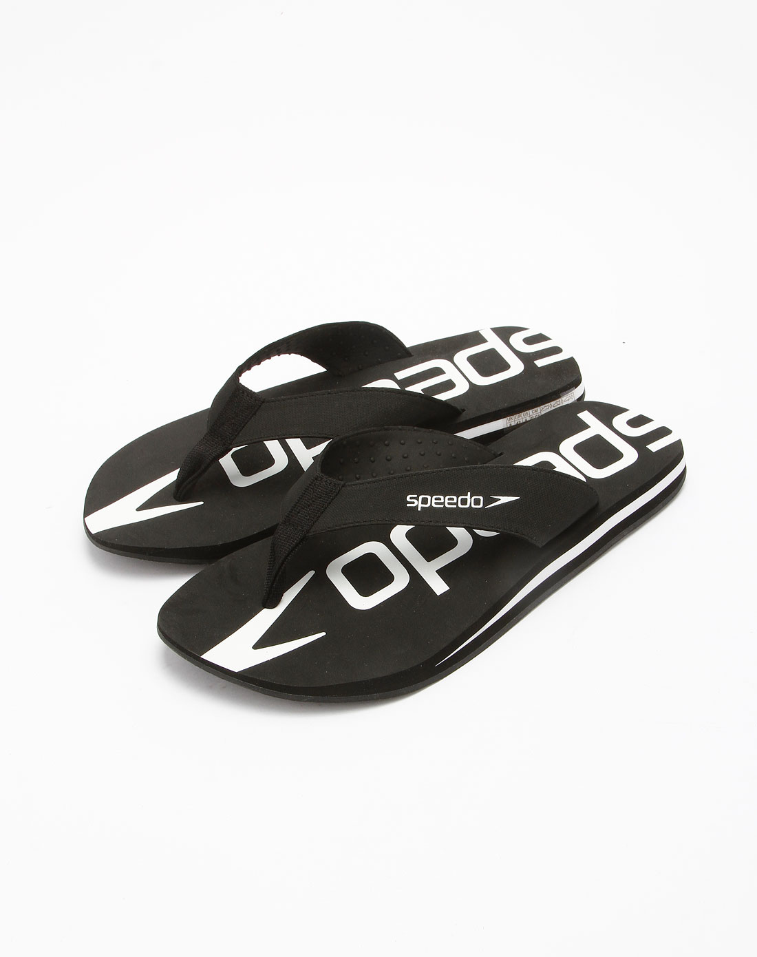 速比涛speedo 男款黑色人字拖鞋