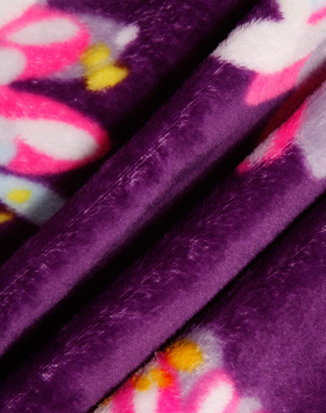 5米紫色情怀法莱绒毯