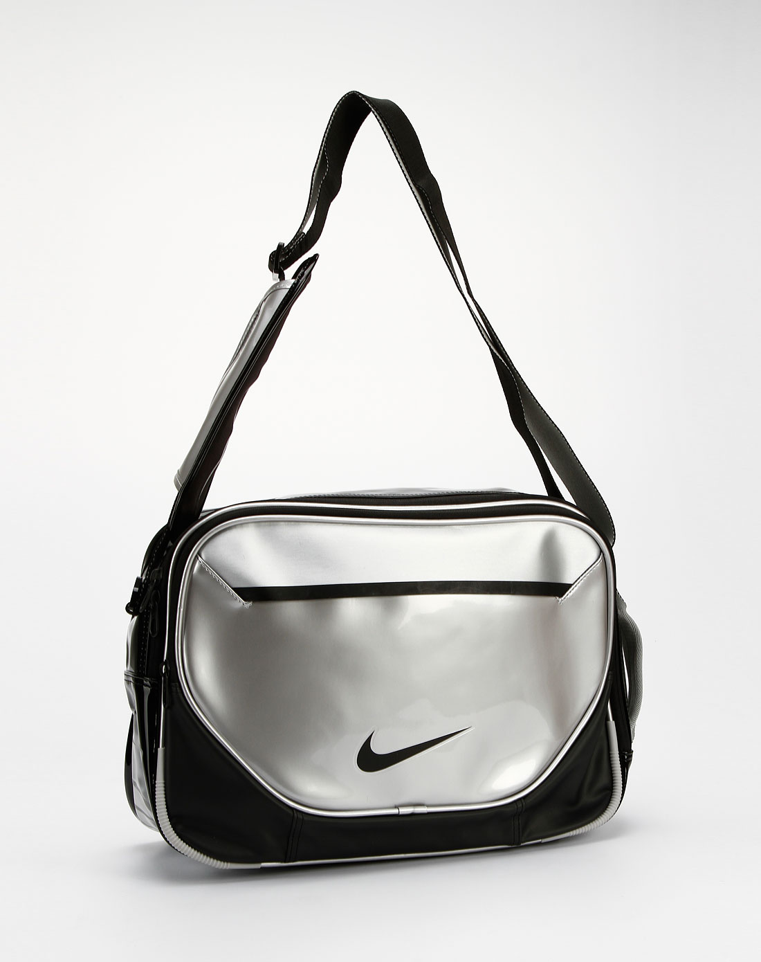 男款银色运动休闲系列单肩包