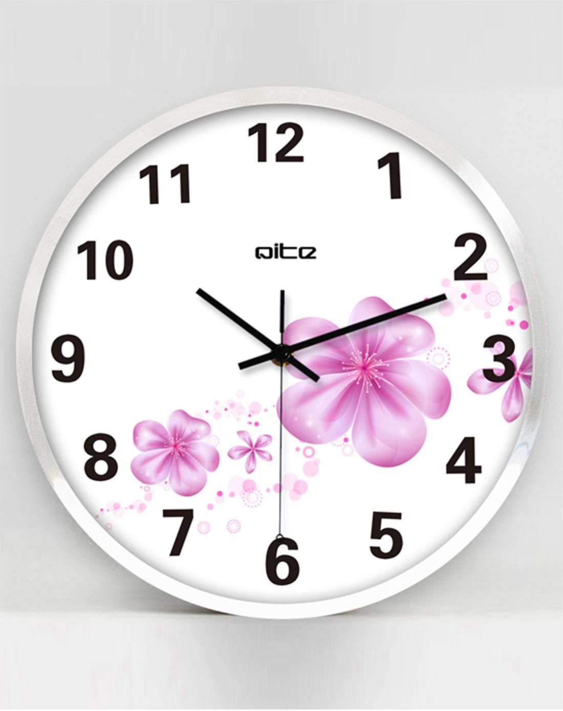 超静音圆形挂钟dw-018