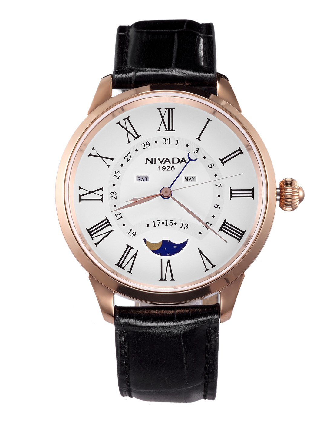 男款 罗马刻度复古石英手表