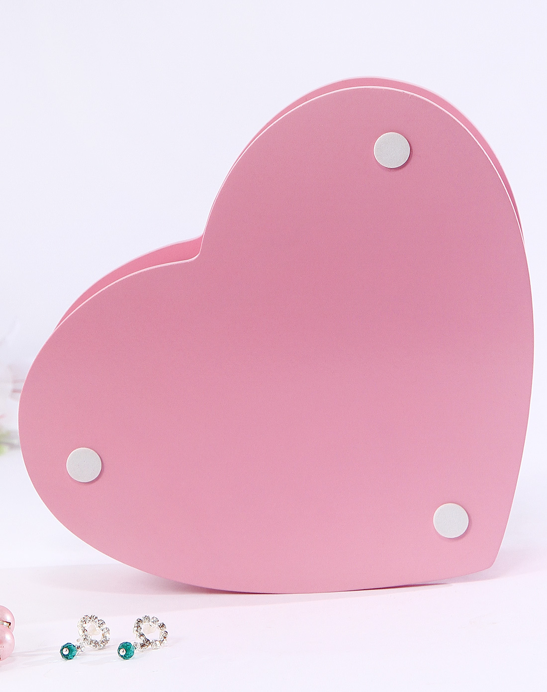粉色桃心首饰盒