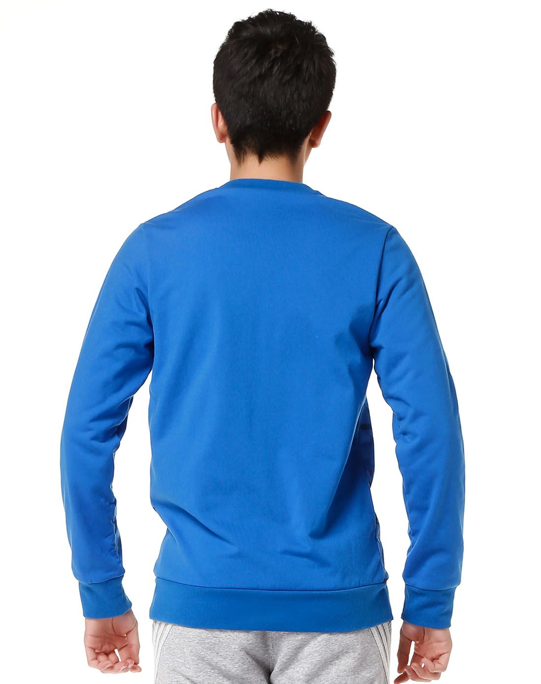 男款蓝色长袖薄款卫衣 活力舒适保暖