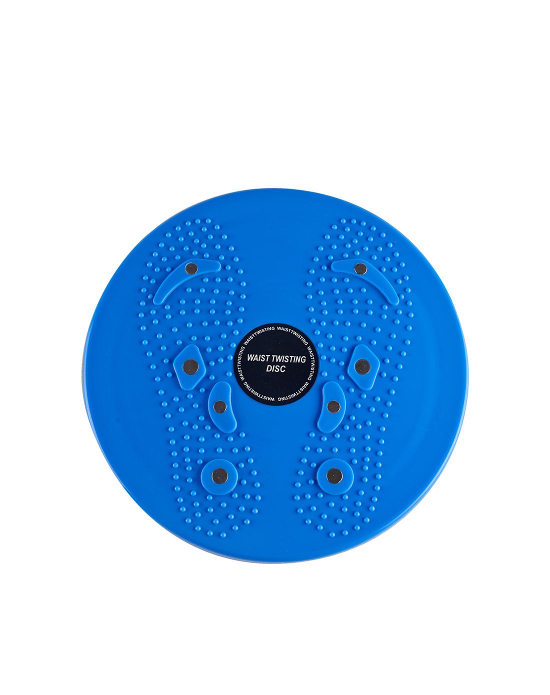 完美瘦腰中性款蓝色旋转扭腰盘带磁石磁疗