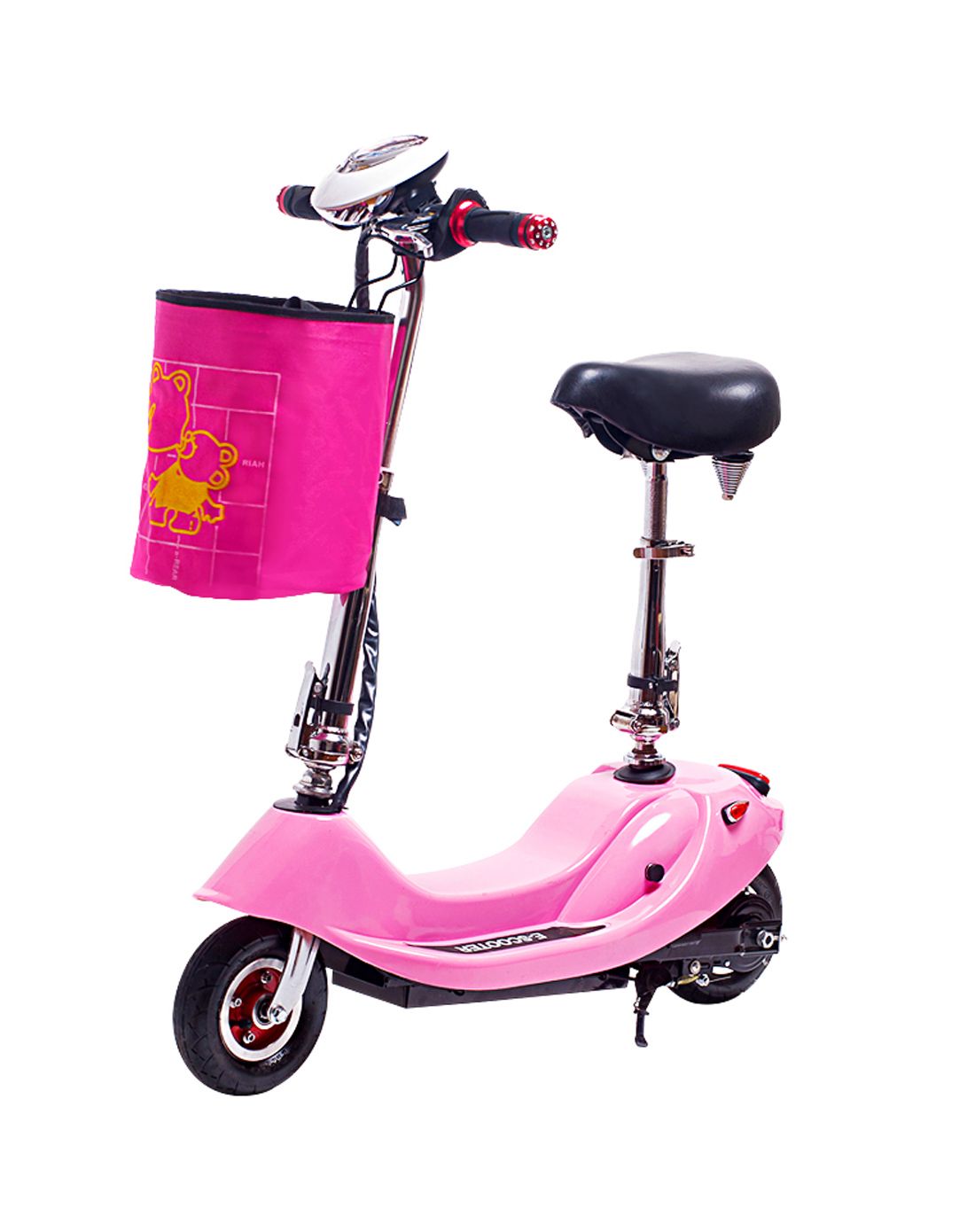 代步可折叠 中性款粉色滑板车 可续航20公里