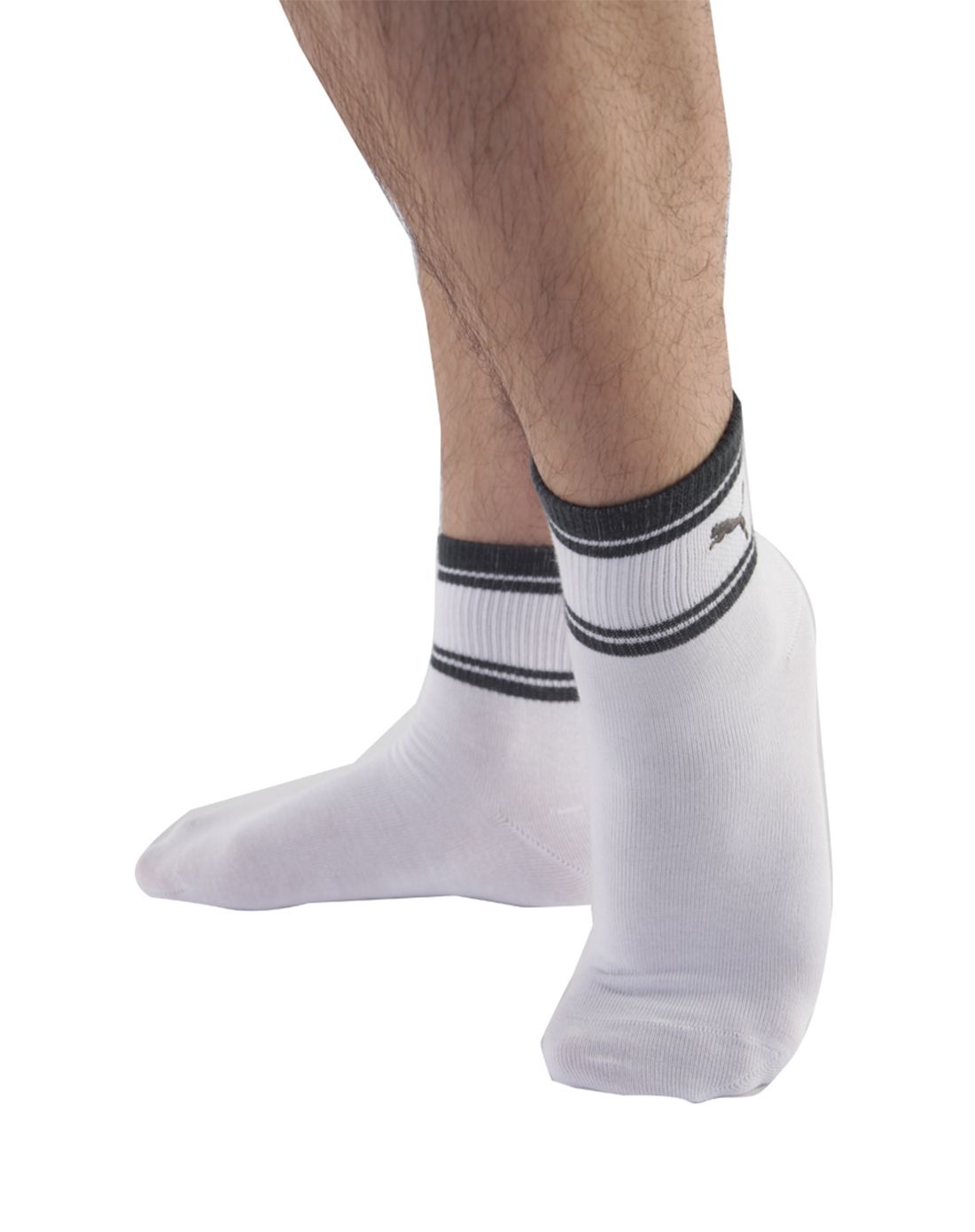 puma 时尚休闲男款白色袜