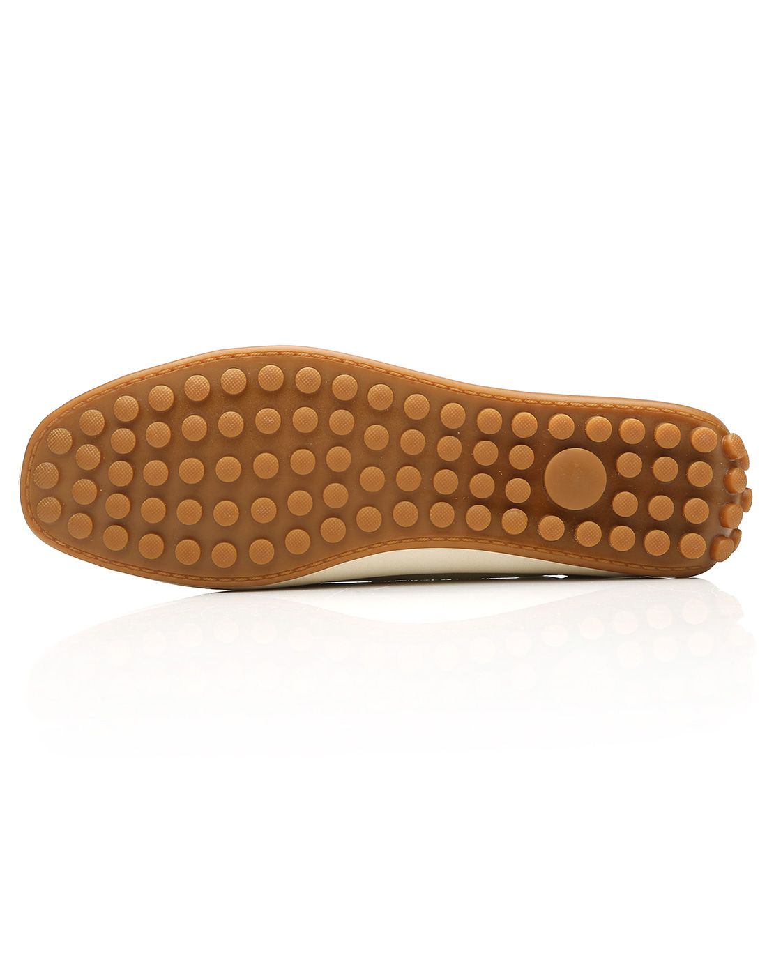 米白色轻巧舒适足弓鞋