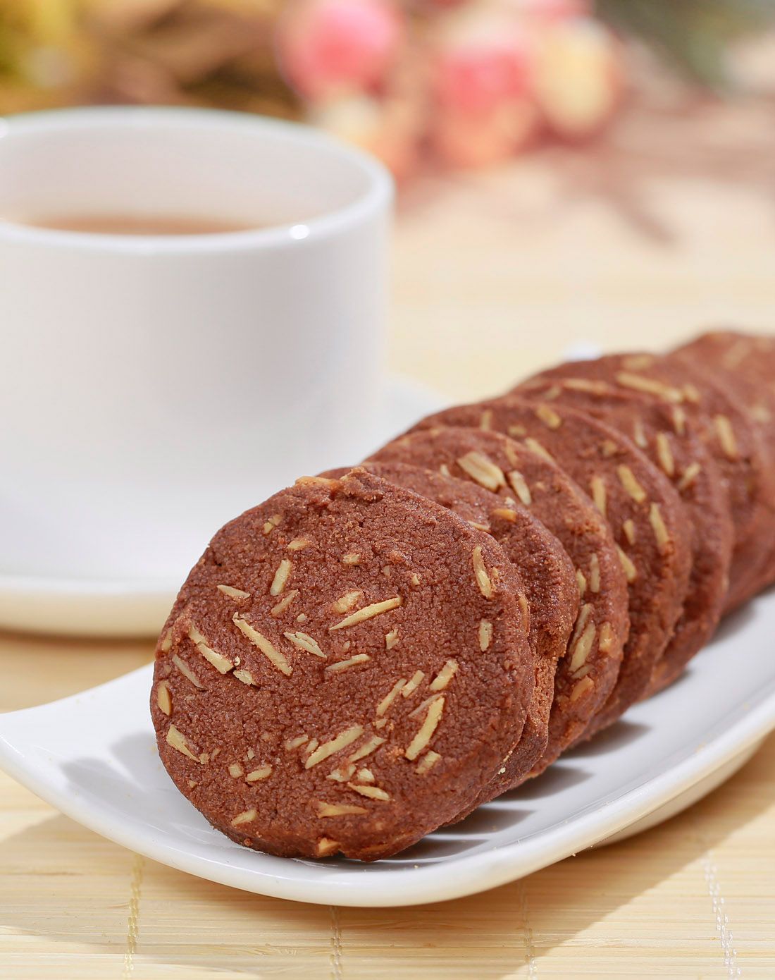 (2件起售)香港奇华 美国蓝钻扁桃仁 比利时巧克力进口曲奇88g