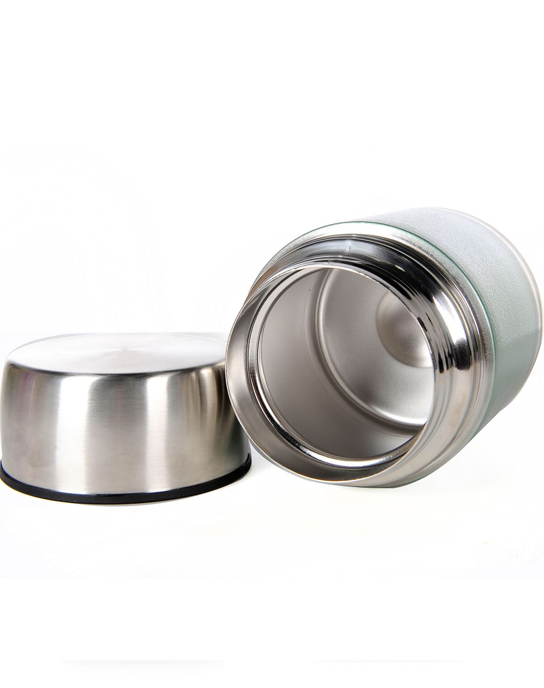 不锈钢高真空保温汤盒灰色