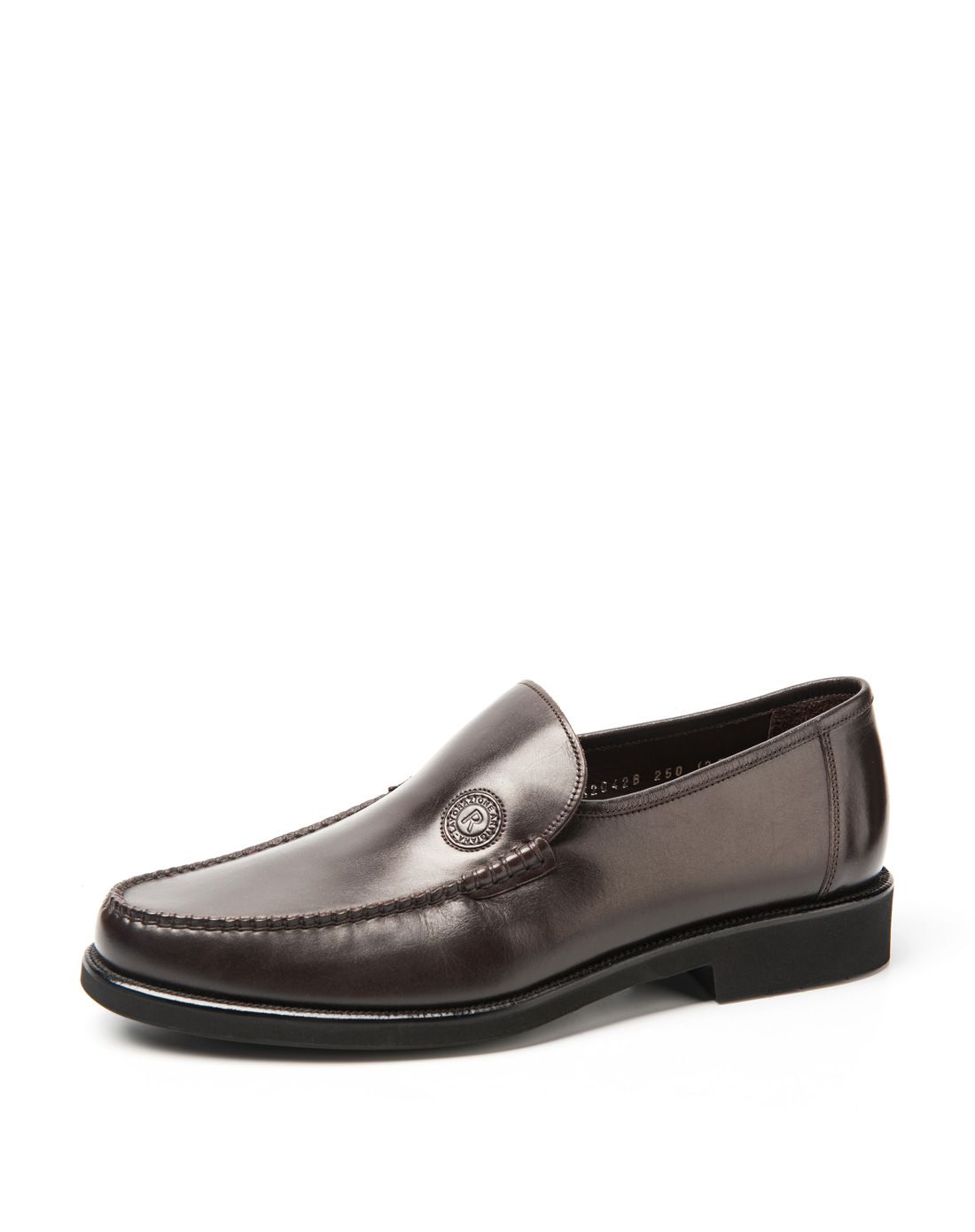 路宝rover 啡色牛皮商务皮鞋