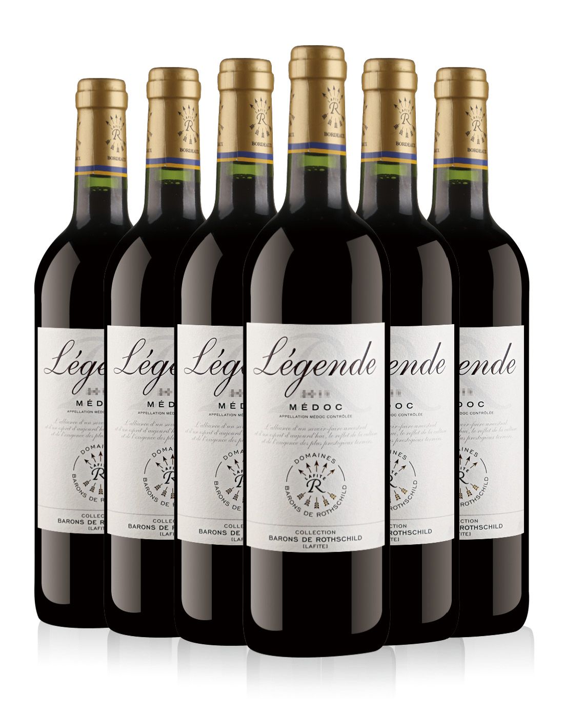 【整箱特惠】法国 传奇梅多克红葡萄酒6支装 750ml*6