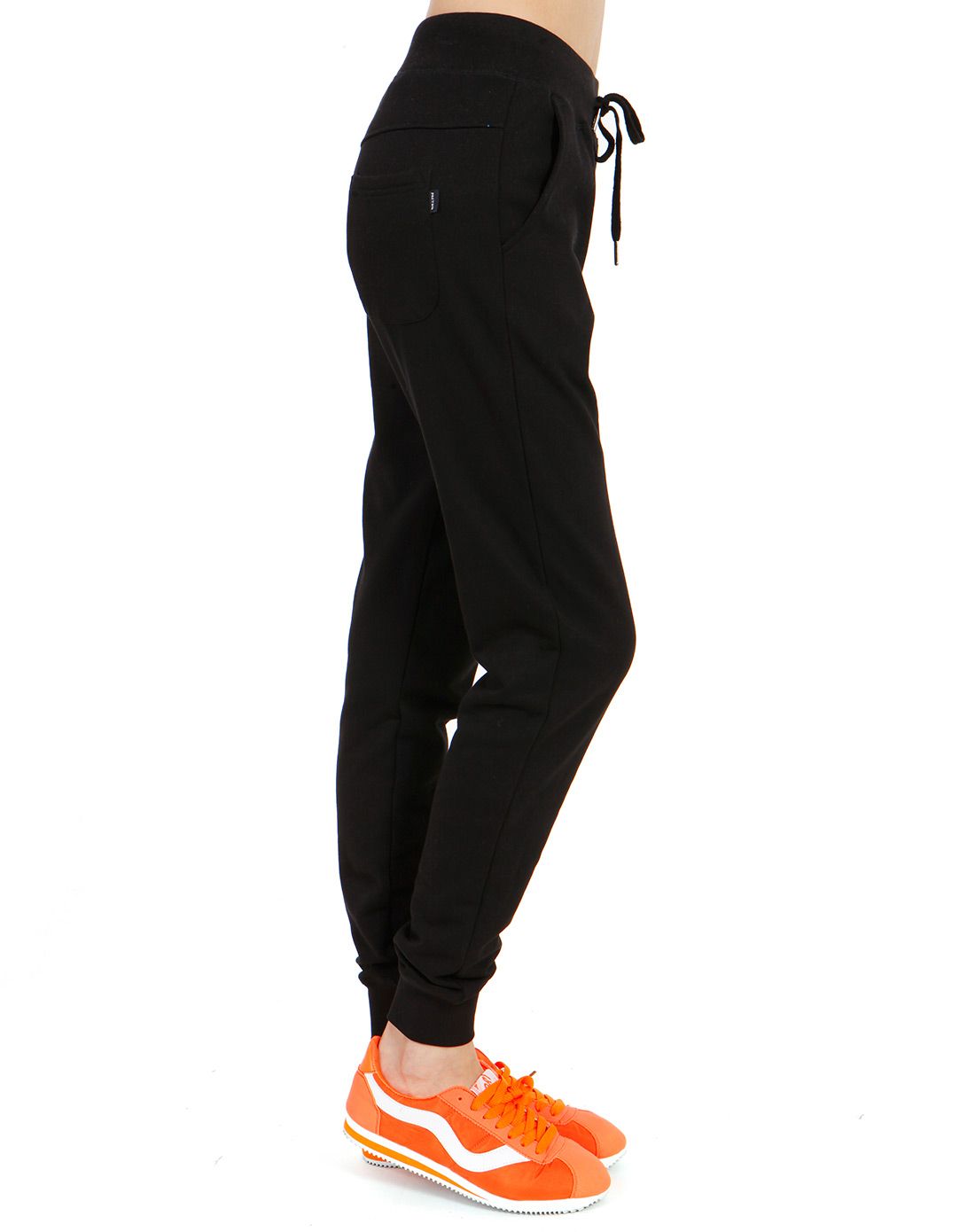 舒适个性 女式黑色运动裤 时尚休闲