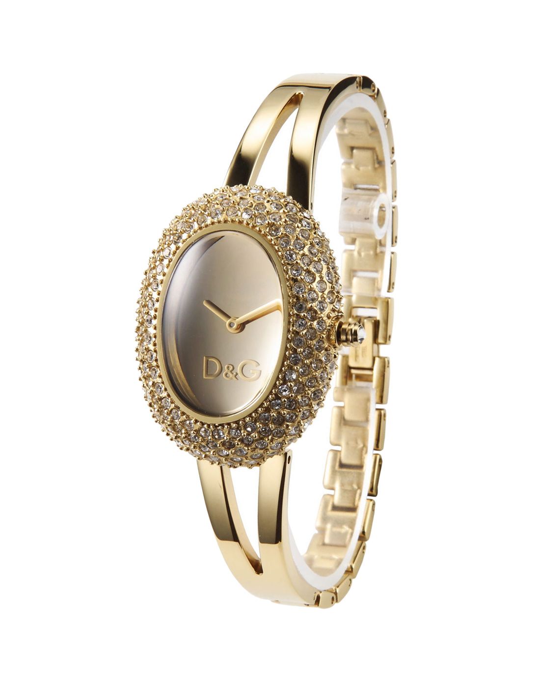 d&g石英鸟巢镶钻女表