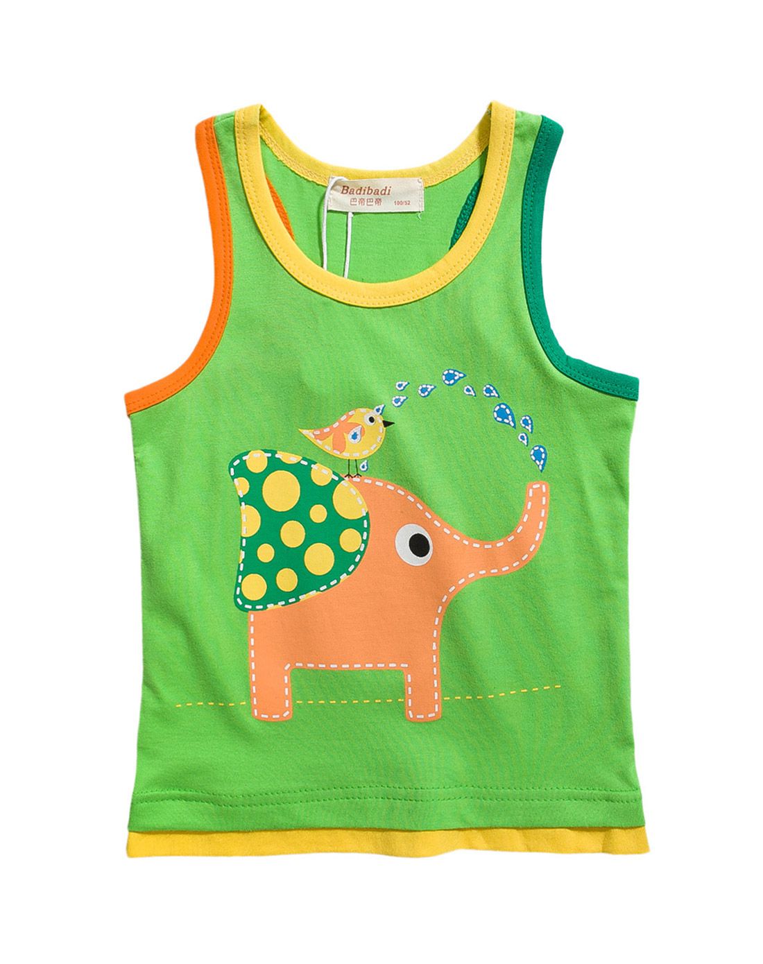 男童可爱卡通背心