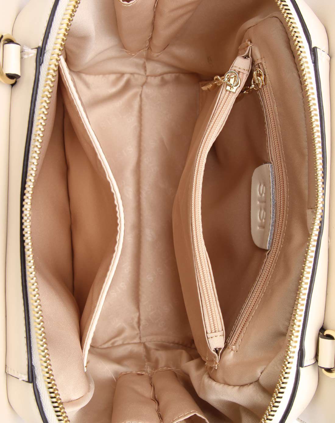 钜惠款 米白色牛皮实用手拎斜挎包