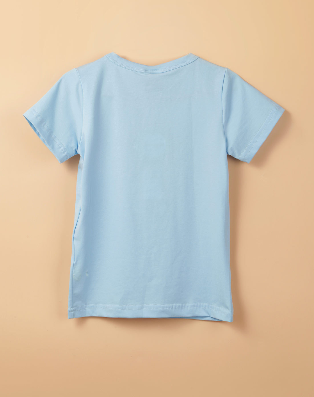男童天蓝色短袖t恤-唯品会