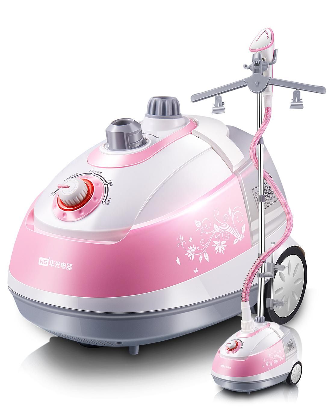 华光电器专场浪漫粉色 2.7l大水箱挂烫机 30件衣物一次搞定-唯品会