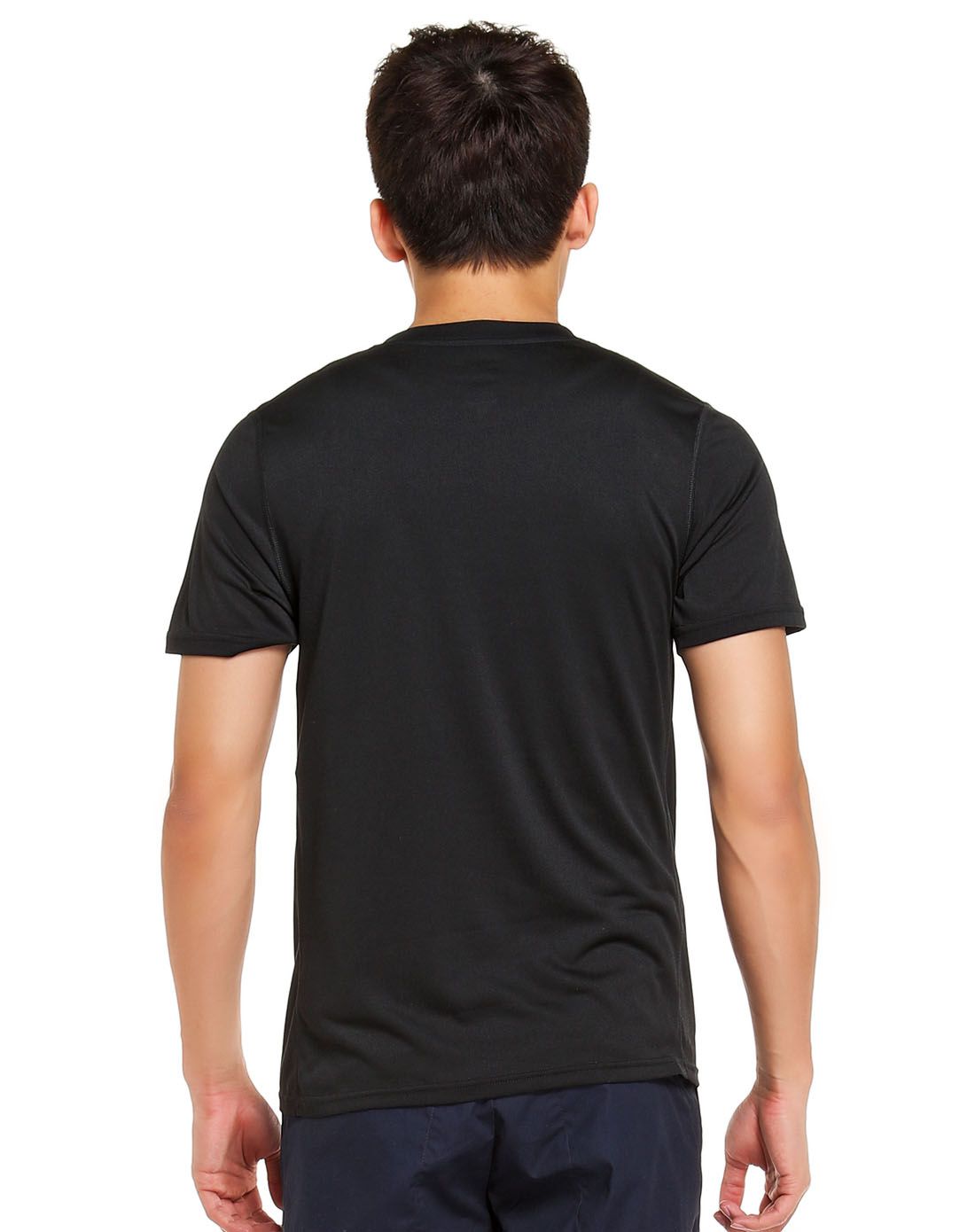 速干排汗 男性黑色短袖t恤