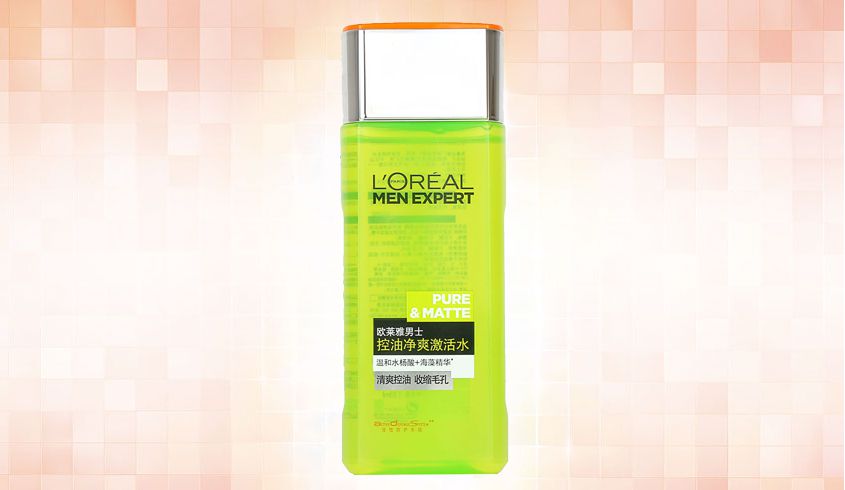 男士控油净爽激活水130ml