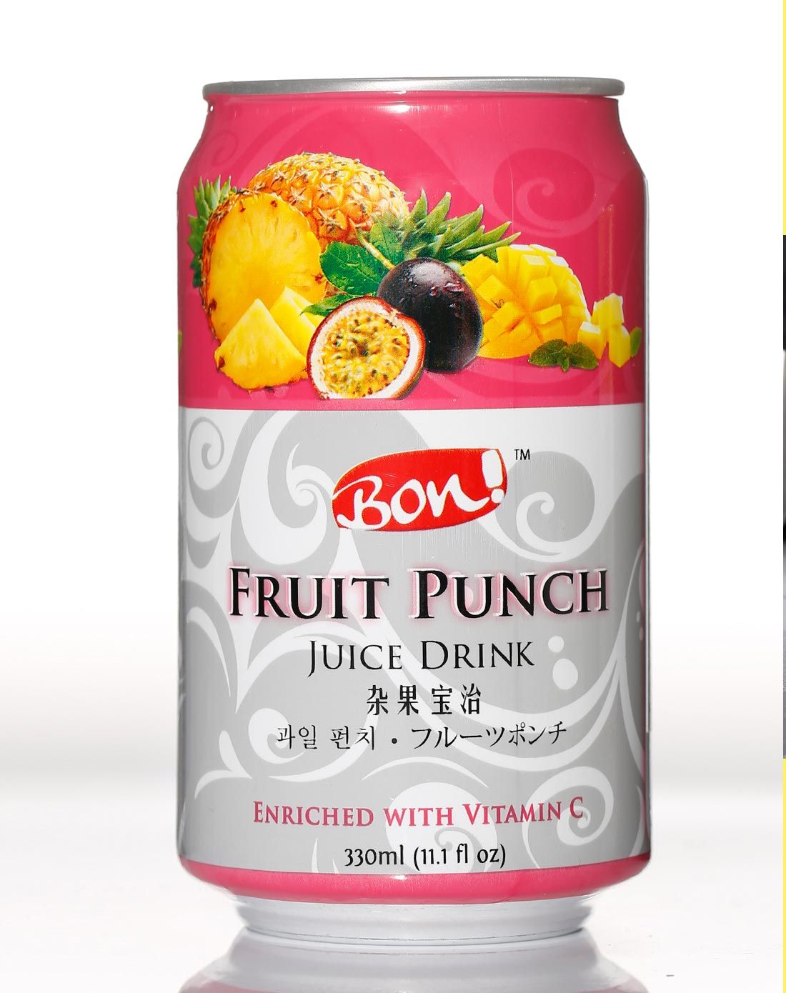 (3件起售)bon 清甜爽口香美饱满什锦果汁 新加坡热情果汁330ml