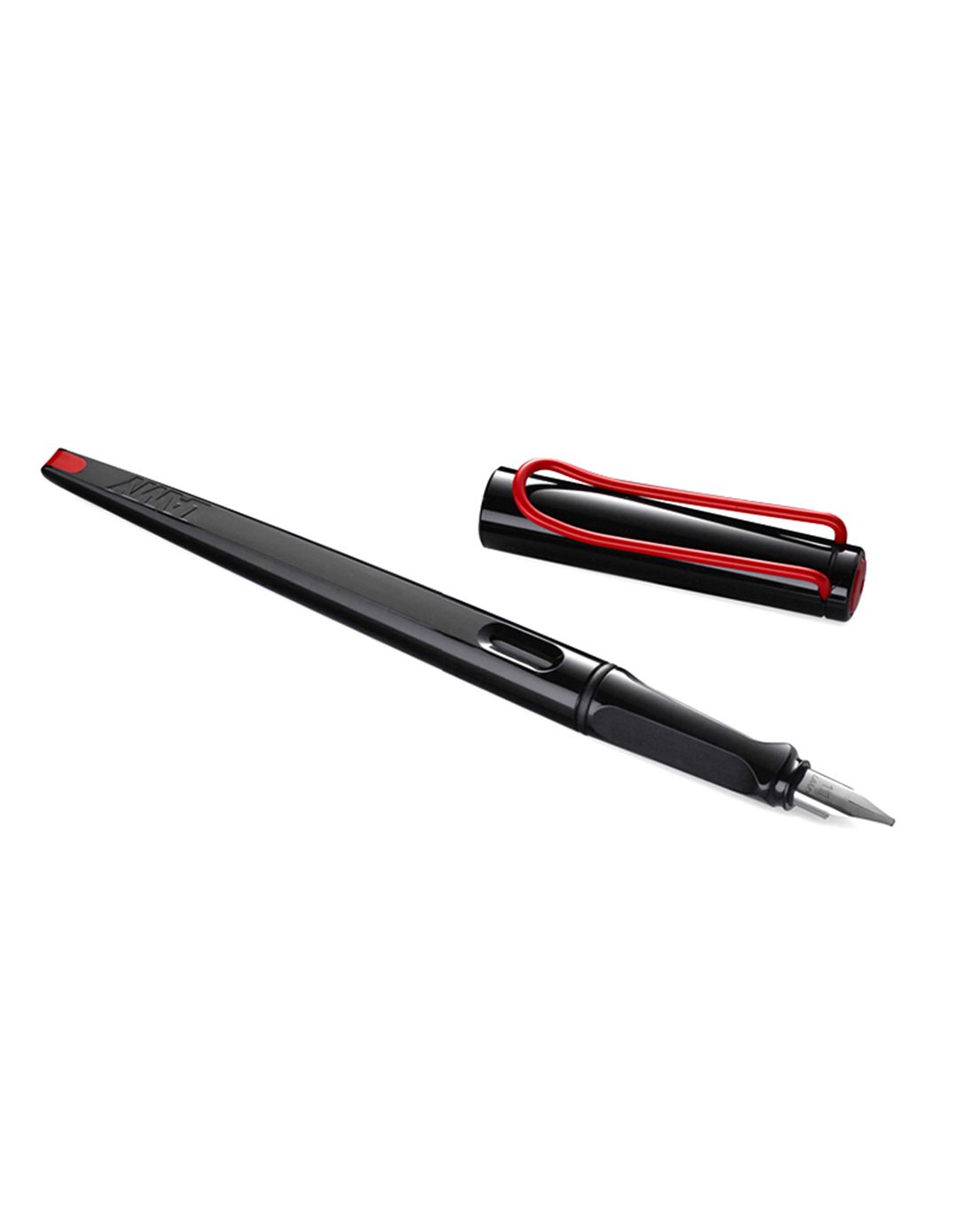 lamy凌美 joy喜悦系列美术笔 红夹黑杆 1.1笔尖