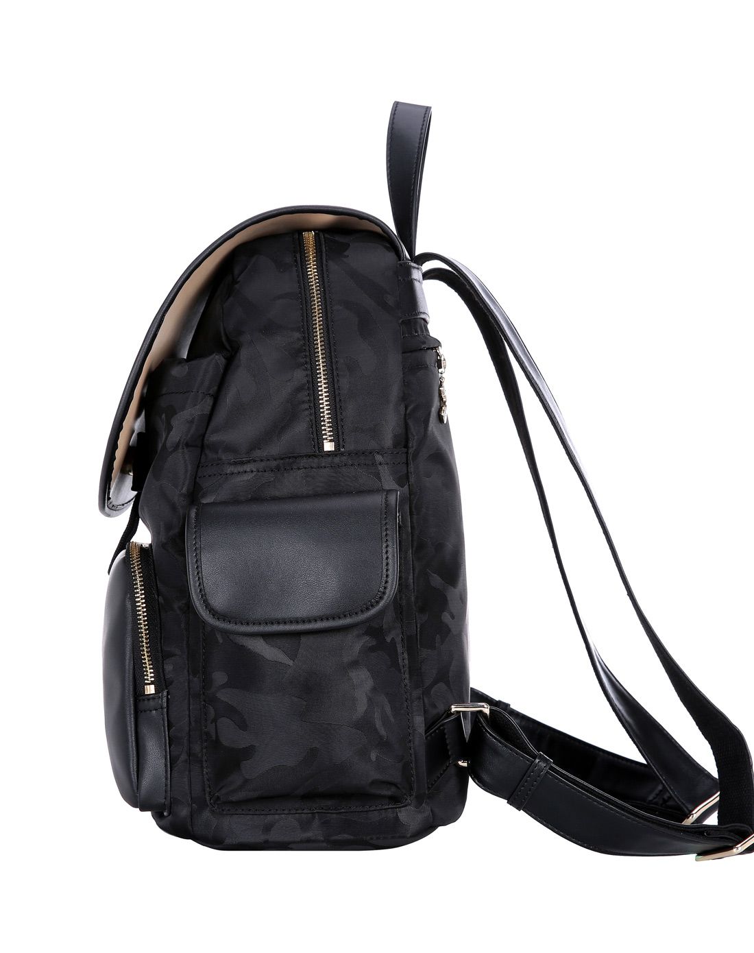 大牌盖头简洁双肩包