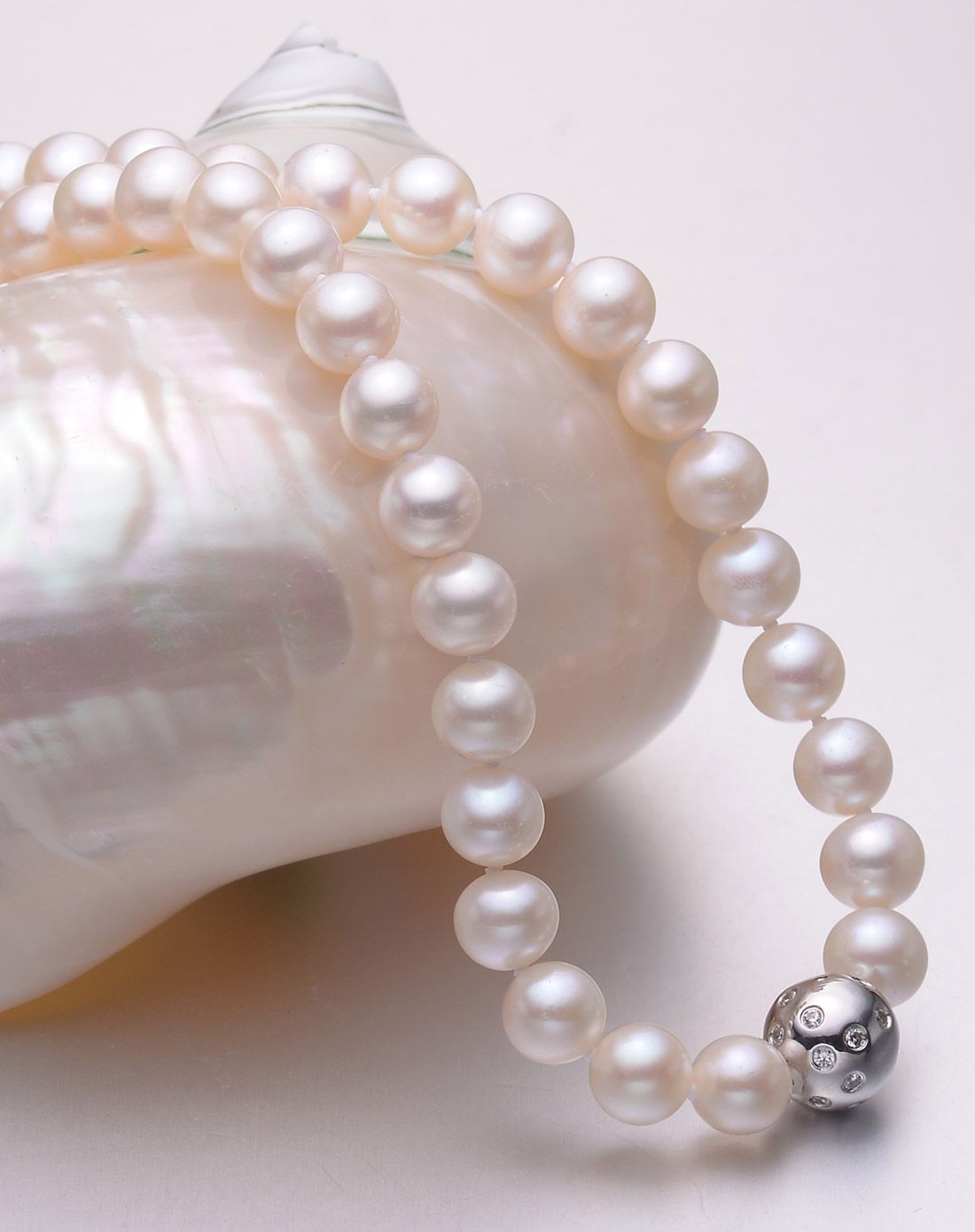 京润 简 淡水珍珠项链