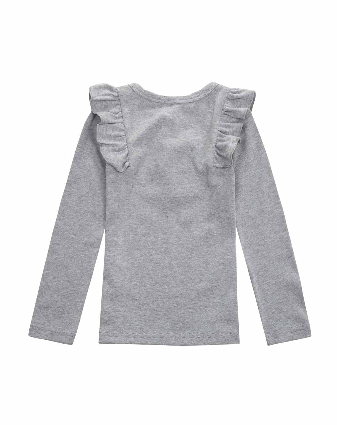 女童灰色打底衫