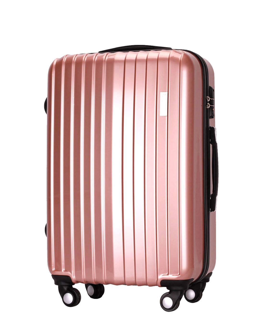 trablog镜面pc拉杆箱26寸玫瑰金