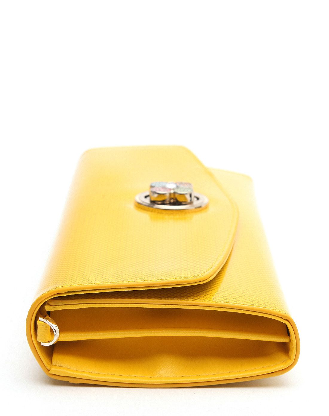 女款黄色牛皮钱包